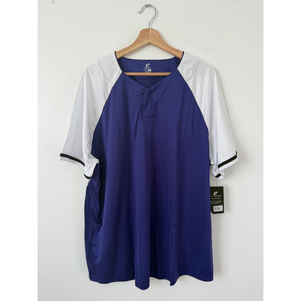 Champro Adult Jersey – Purple & White – Size XL – NWT – Unisex